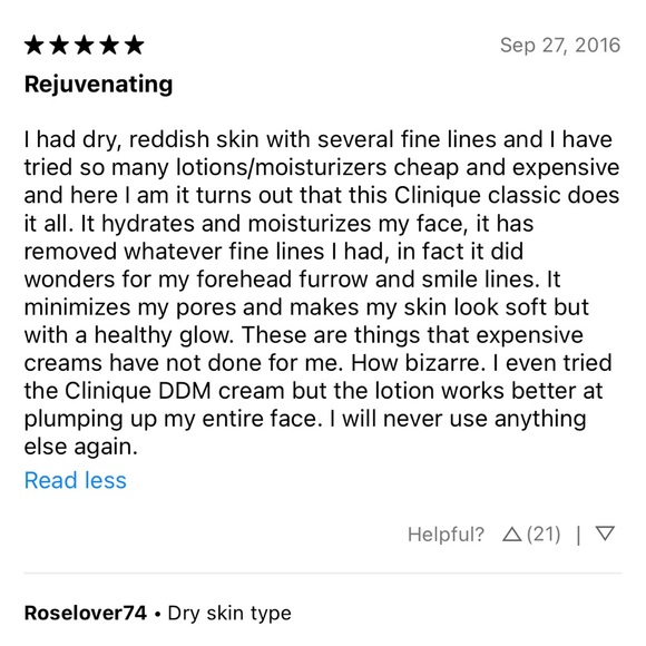 Clinique Dramatically Different Moisturizing Lotion: Very Dry to Dry Combination - Picture 11 of 12